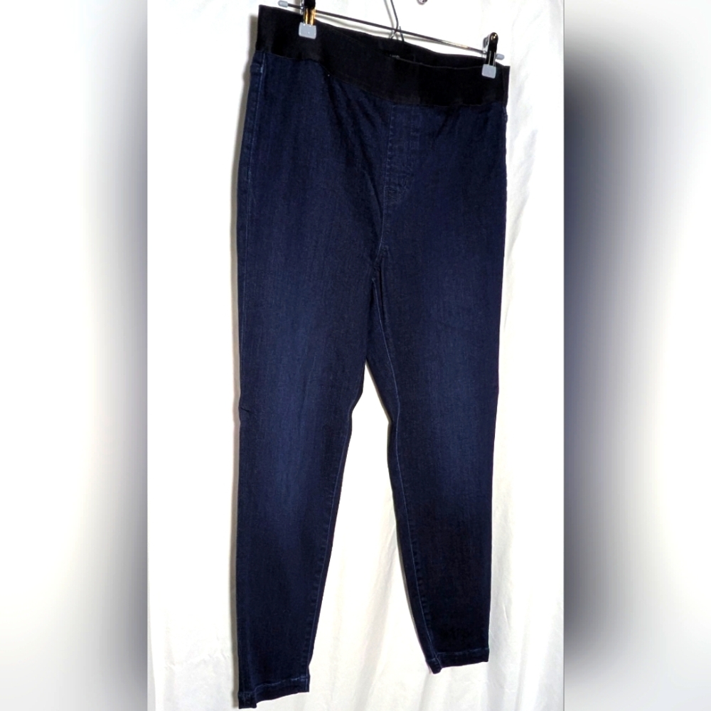 Women's JBRAND High-waisted dark wash‎ denim leggings | 30